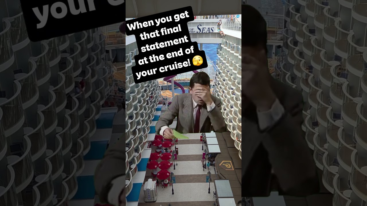 When You Get The Cruise Statement! 🫣