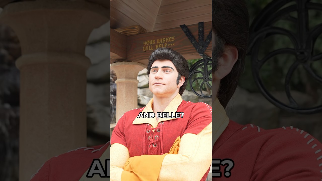 Уморительная реакция Гастона на Белль и Чудовище! 😂 