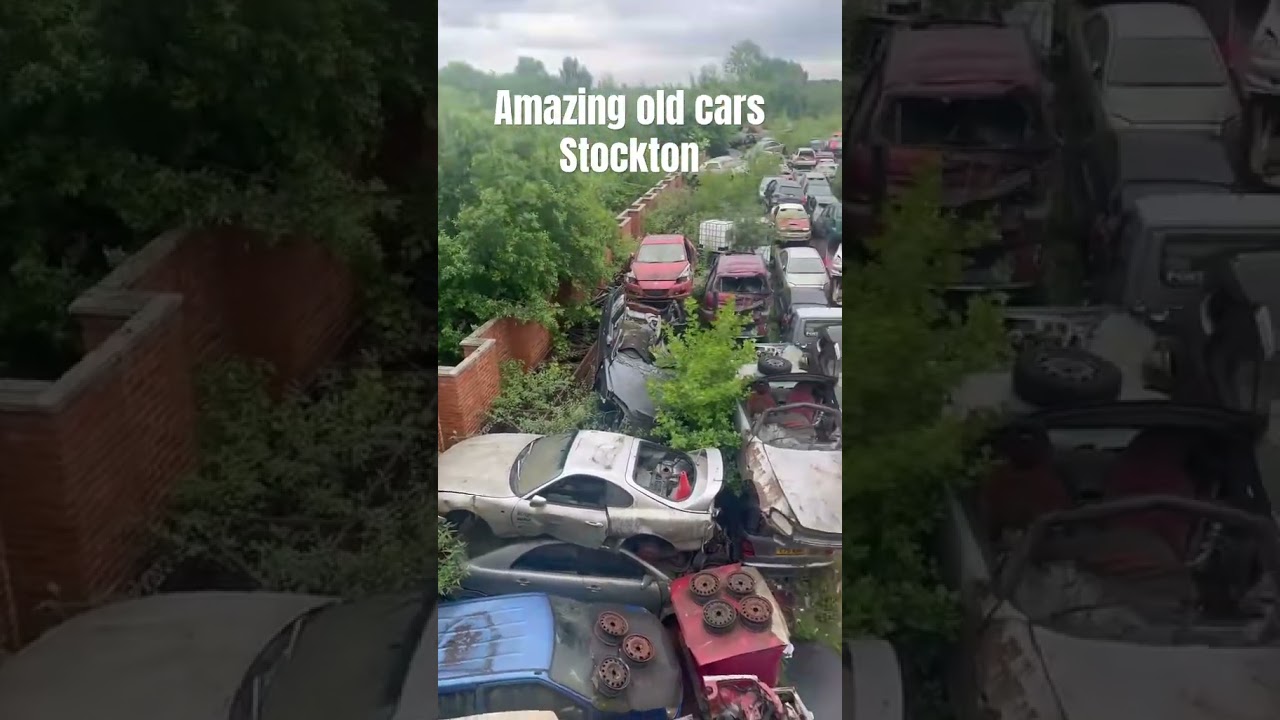 Look at these amazing old cars! Scrap in Stockton on tees 