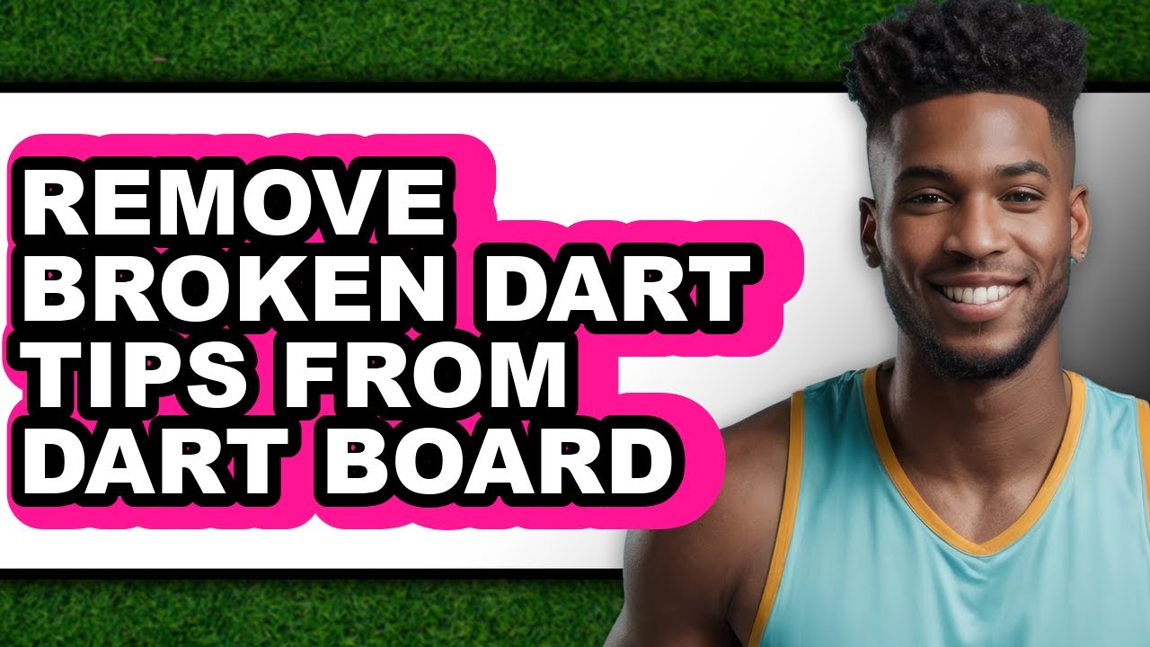 How to Remove Broken Dart Tips from Dart Board (updated)