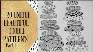 Zentangle patterns-15 | Learn new patterns...easy & simple!!#zentangle #doodle #pattern #relaxing