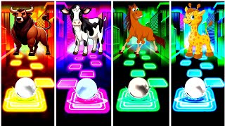 Ferdinand 🆚 Funny Cow 🆚 Funny Horses 🆚 Funny Girffe.Who In The Best👍Coffin Dance🎵🎵