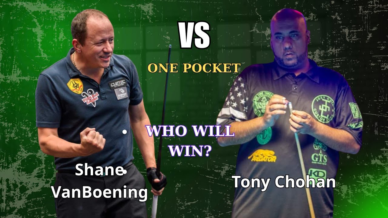 Who Rules One Pocket? ! Shane Van Boening vs Tony Chohan (T-Rex) Race to 6 Showdown 🔥💥P2
