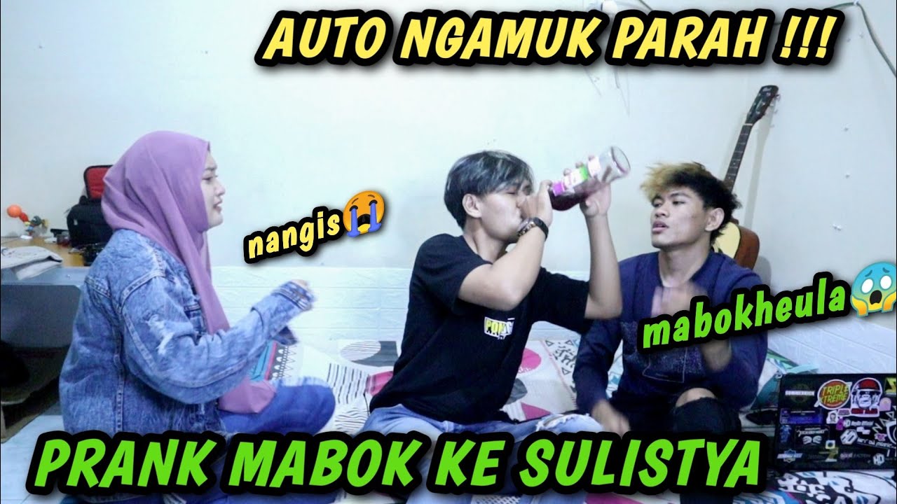PRANK MABOK KE SULISTYA | AUTO NGAMUK PARAH !!! SAMPAI DISIRAM AIR