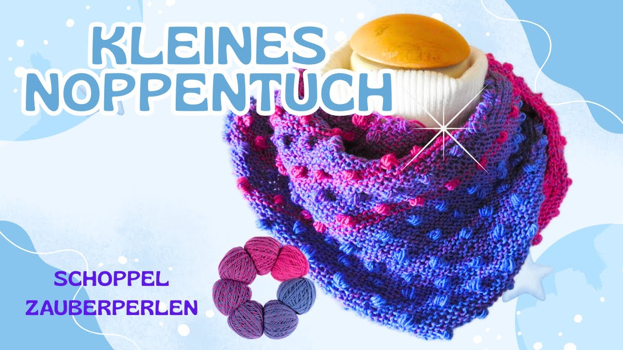 Kleines Noppentuch aus Schoppel Zauberperlen