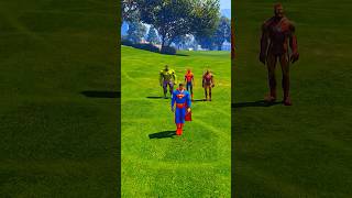 Superman Playing HIDE AND SEEK With Spiderman Gta-5 😱 |#shorts #gta5shorts #cartoon #gta5 #viral