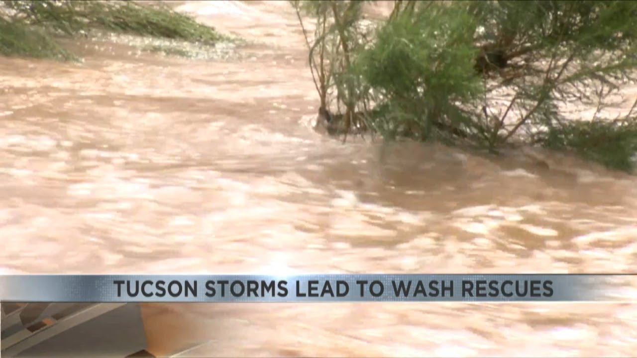 Tucson storm leads to multiple wash rescues by TFD