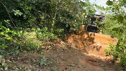 CAT D6R XL Bulldozer Operator Opens Plantation Roads in No Time!