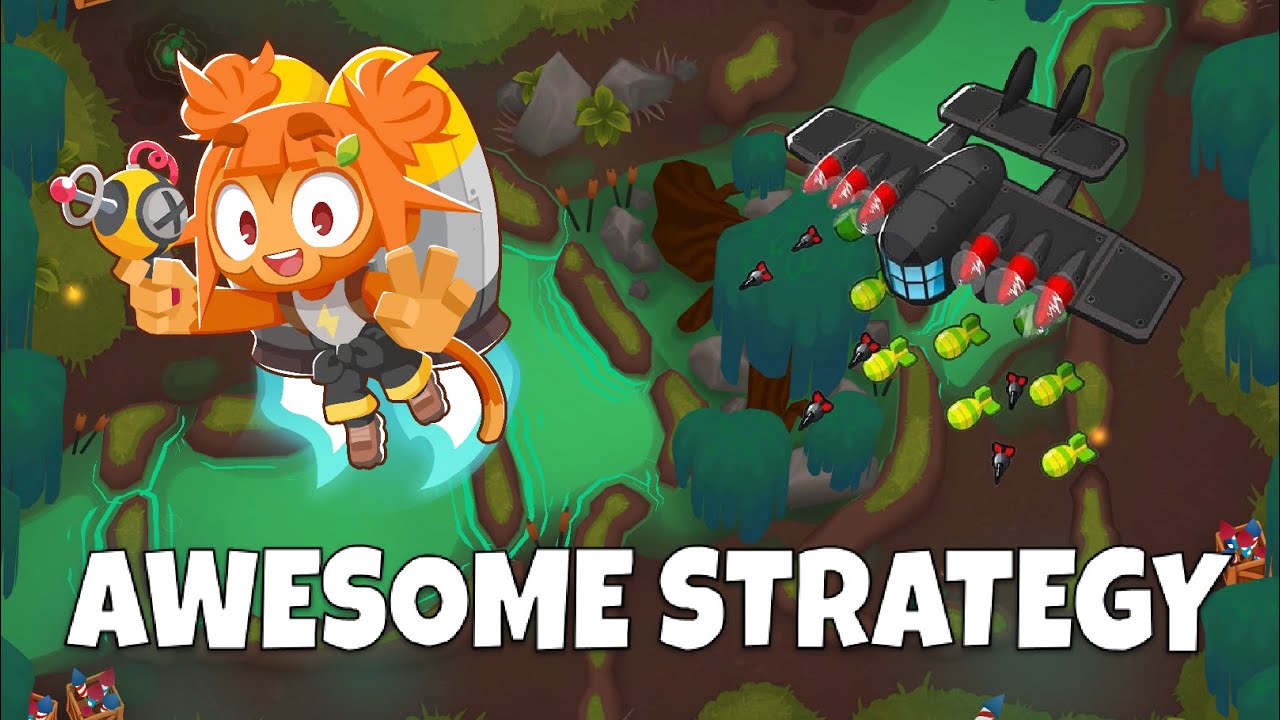 Bloonarius Prime Chimps is EASY with the BIG PLANE | BTD6 Black Border Guide (v49.3)