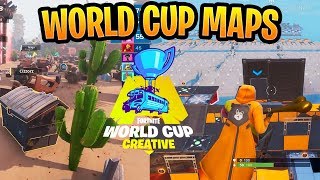 Fortnite Creative World Cup Maps WITH CODES!