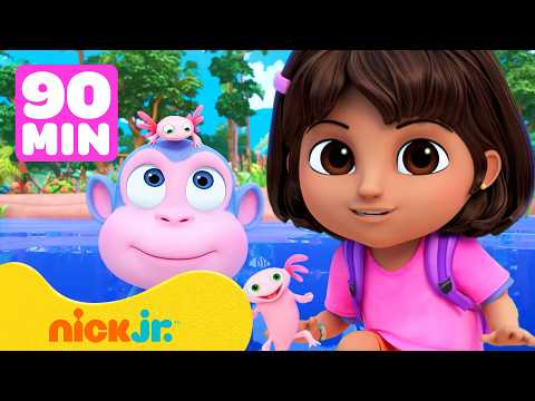 Dora Aprende na Natureza! 🦎 90 Minutos de Cenas, Músicas e Muito Mais! | Nick Jr. em Português