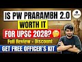 Is PW Prarambh 2.0 Worth It for UPSC 2028? 🤔 Full Review + Discount