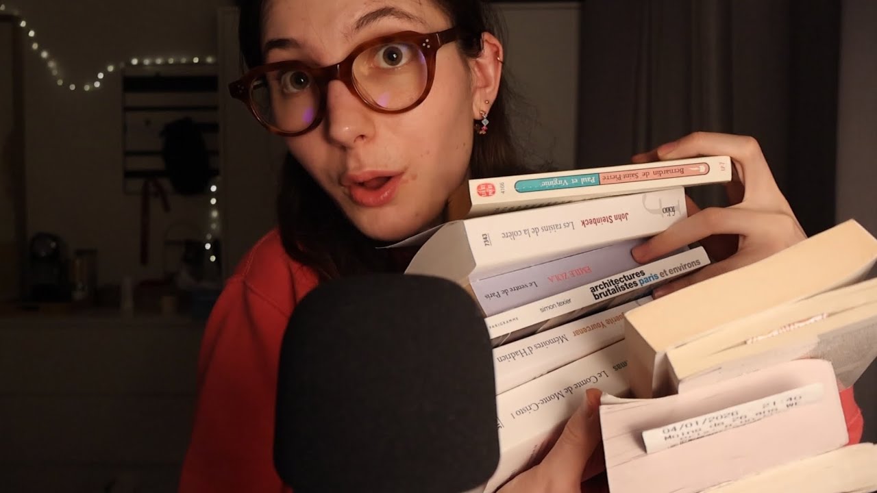 {ASMR FR} On parle livres (dernières lectures, derniers achats…) 📚📖