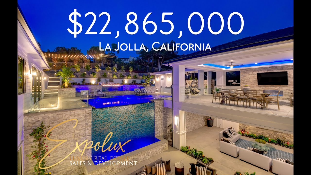 $22.8 Million - BRAND NEW 11,000 sqft MANSION tour - La Jolla, CA
