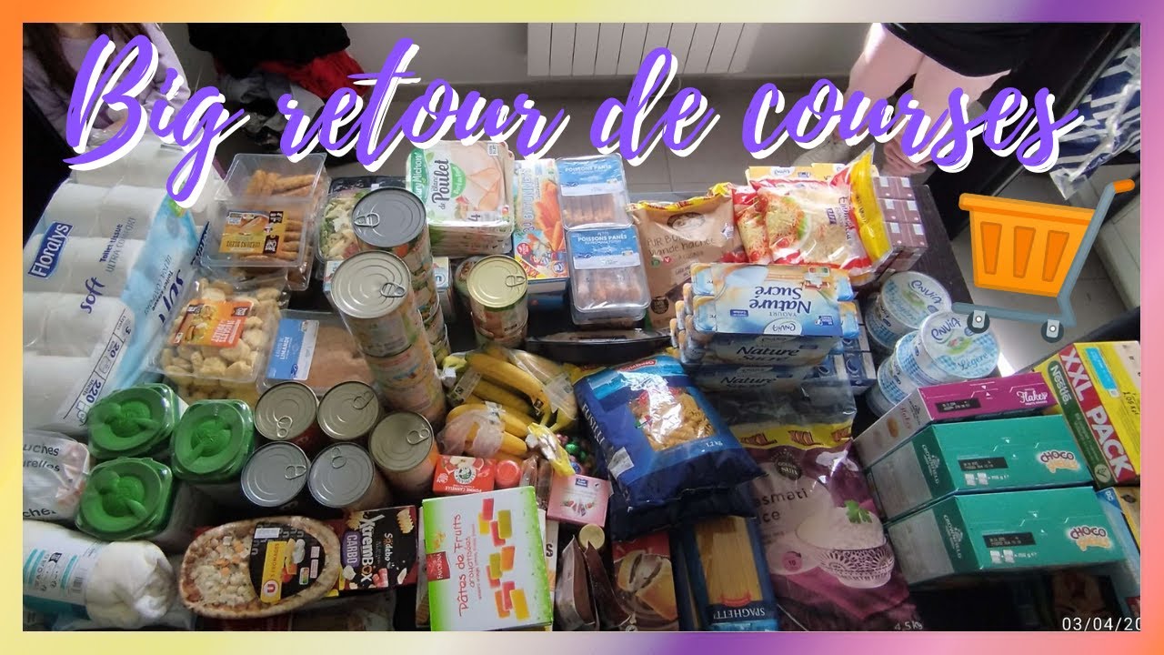 ♡ BIG RETOUR DE COURSES LIDL & SUPER U FAMILLE NOMBREUSES.