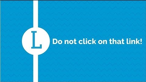 Phishing Attack Prevention - Do not click on that link!