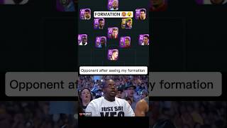 My 😵 Formation Vs Opponents 🥵!  #shorts #shortsfeed #formation #efootball #gameplay