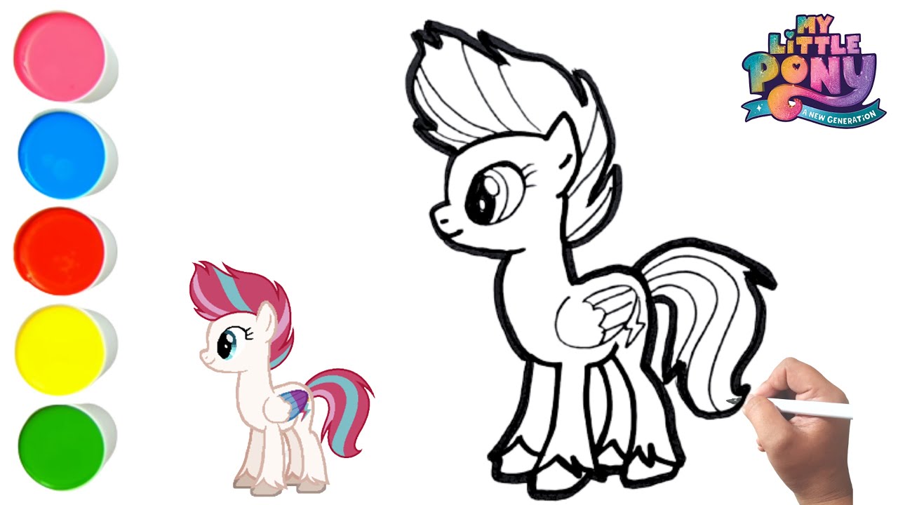 How To Draw Zipp Storm From My Little Pony New Generation
