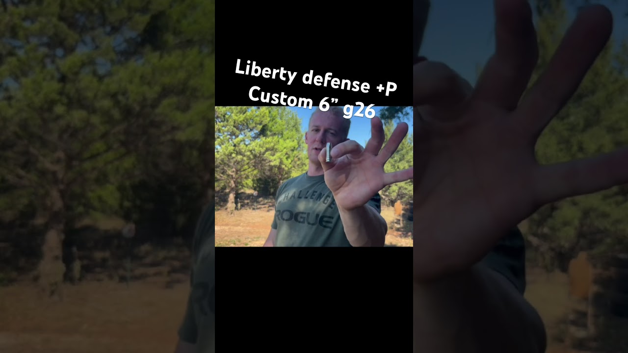 Trying out the infamous Liberty Defense out of my custom G26 with 2250fps 