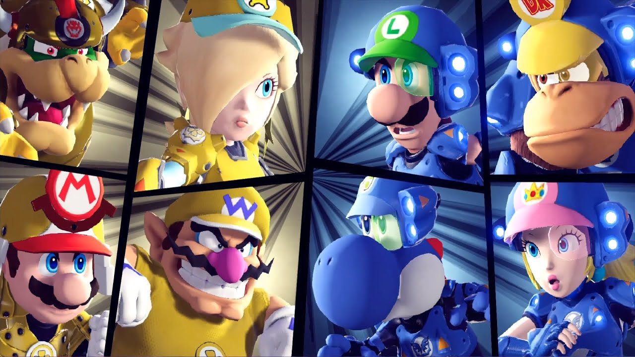Strikers Showdown: Team Bowser, Rosalina, Mario, Wario Rivals Master in Mario Strikers