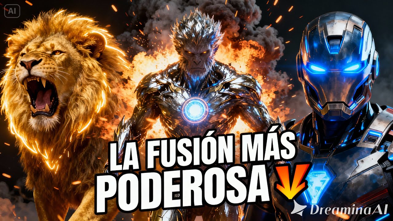 What If a Lion Wore Iron Man's Suit?