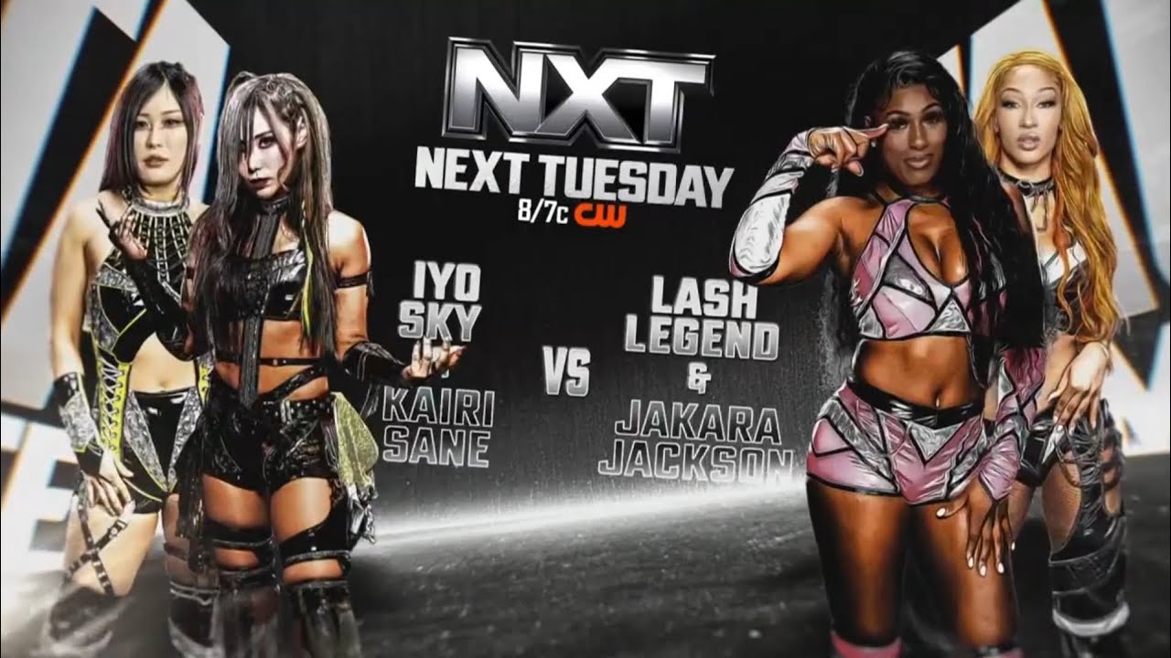 Iyo Sky & Kairi Sane vs Lash Legend & Jakara Jackson (1/2): NXT