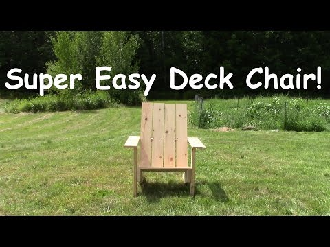 Como construir plataforma do avô / Adirondack Chair