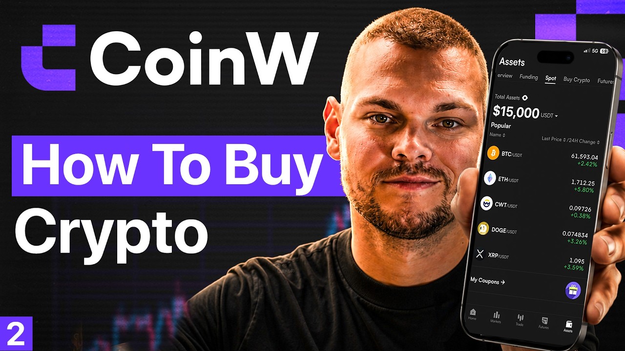 How To Buy Your First Crypto On CoinW in 2026 (Step By Step) thumbnail