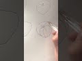 Slow seeing: cross contour drawing #drawing #art #fruit #mindfulness