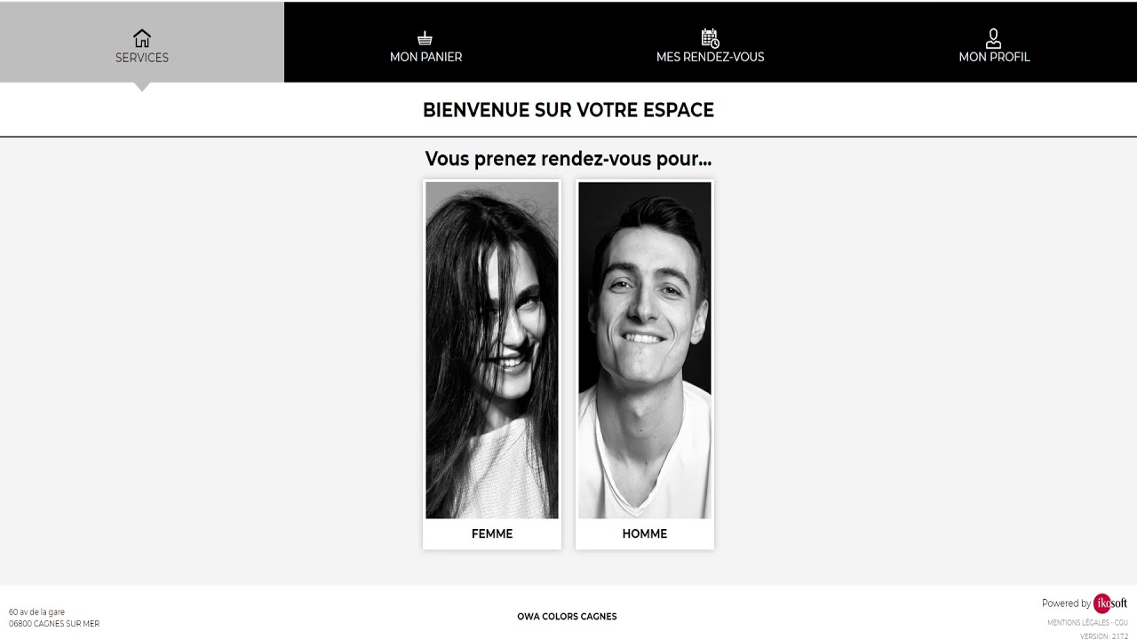 Rendez-vous en ligne OWA colors