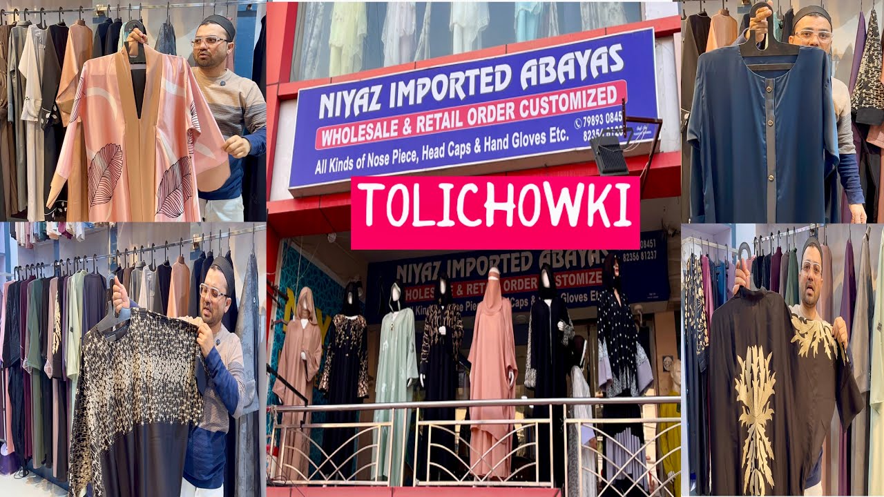 Hyderabad✨Niyaz importedAbaya||Trending shopToliChowki 😱Burqa Starting ₹1000/-😨Kaftan/