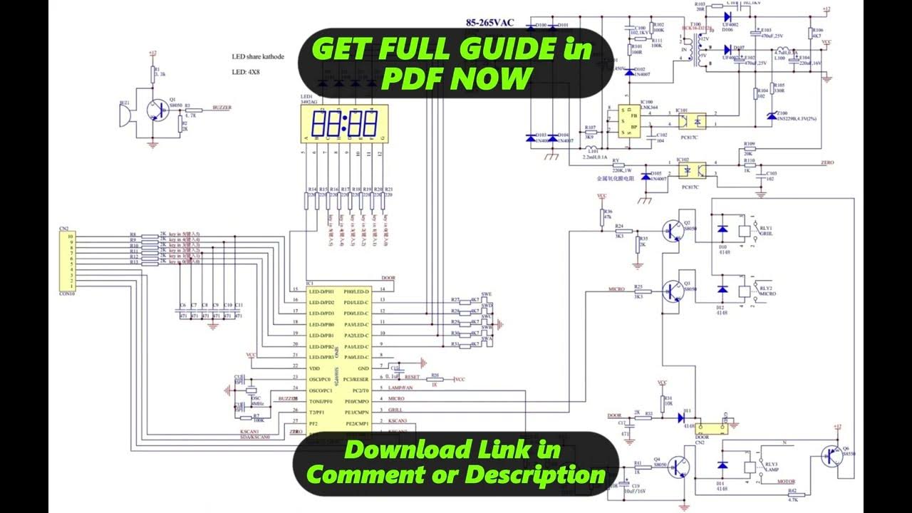 [DIAGRAM] Circuit Diagram Panasonic Microwave Oven YouTube