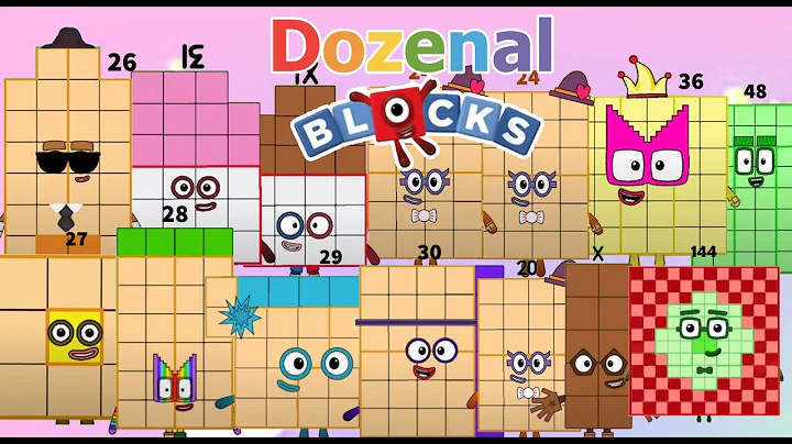 Dozenal Blocks Counting 0 To Gross - Duodecimal Learn Counting Numberblocks With Arisblocks
