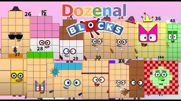 Dozenal Blocks Counting 0 To Gross - Duodecimal Learn Counting Numberblocks With Arisblocks