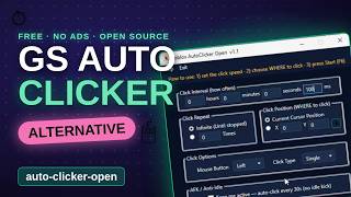GS Auto Clicker Alternative for Windows — Free and Open Source (2026) screenshot 4