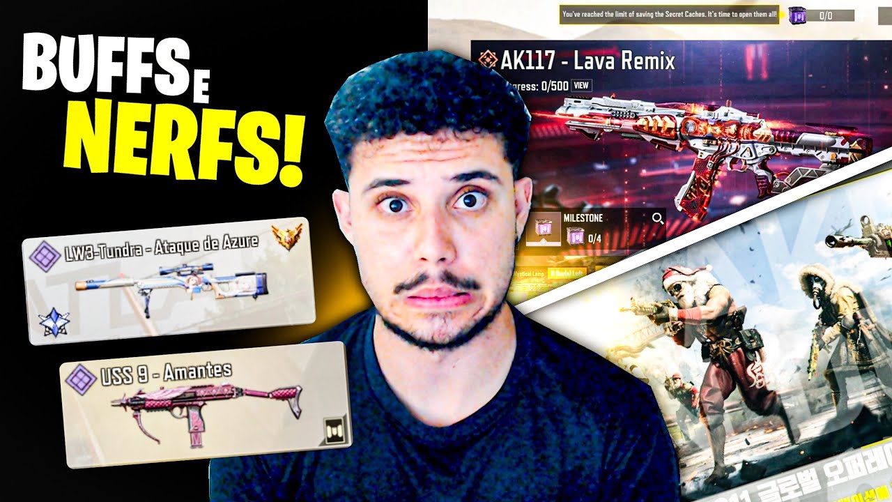 TUNDRA e USS9 NERFADA! TODOS os BUFFS, NERFS e MAIS NOVIDADES da NOVA TEMPORADA do COD MOBILE...