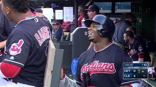 DET@CLE: Davis flies out to right, drives in Ramirez