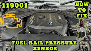 BMW 119001 Fuel Rail Pressure Sensor | HOW TO FIX DIY