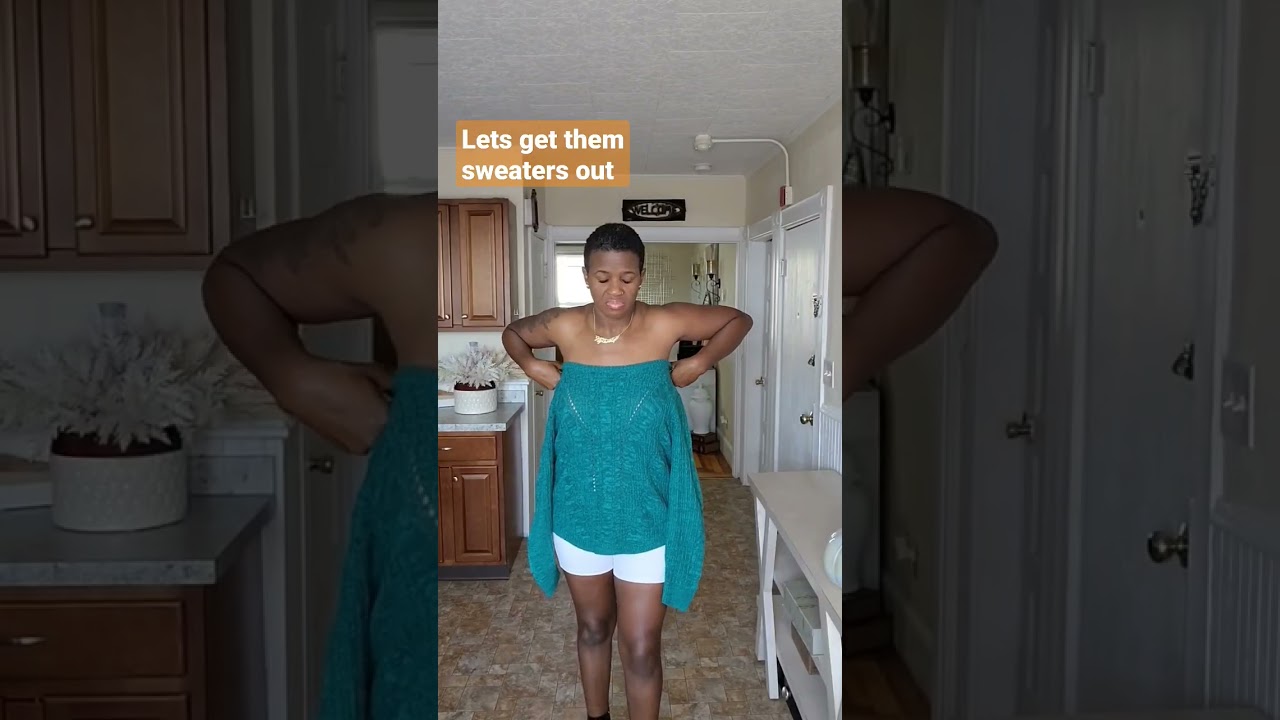 My face! Happy new Month. Sweater season 