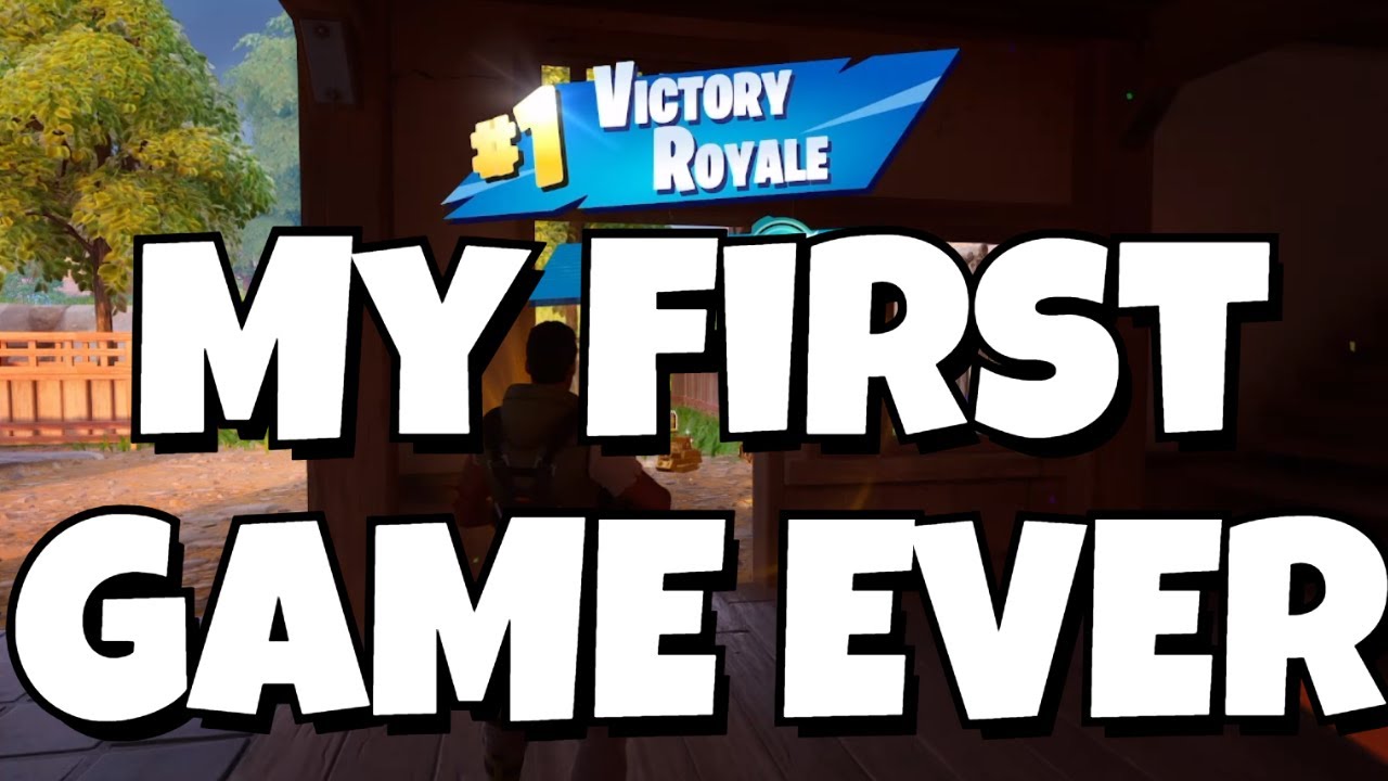No Way I Won My FIRST EVER Fortnite Game! 🔥 Victory Royale! 🏆 - YouTube