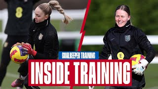 Hampton, Earps & Roebuck Pull Off Amazing Fast Reaction Saves! Goalkeeper Training | Inside Training