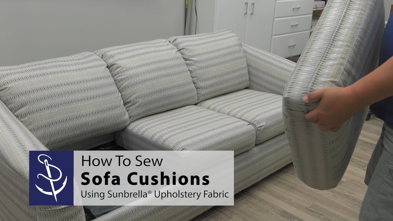 How To Sew Sofa Cushions YouTube