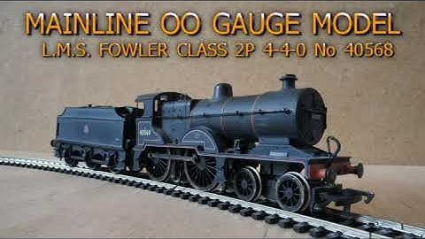 Mainline OO Gauge model. LMS Fowler Class 2P. 4-4-0. No 40568