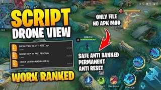 UPDATE TERBARU‼️SCRIPT DRONE VIEW MOBILE LEGENDS ANTI BANNED WORK RANKED NEW PATCH FREE NO PASSWORD