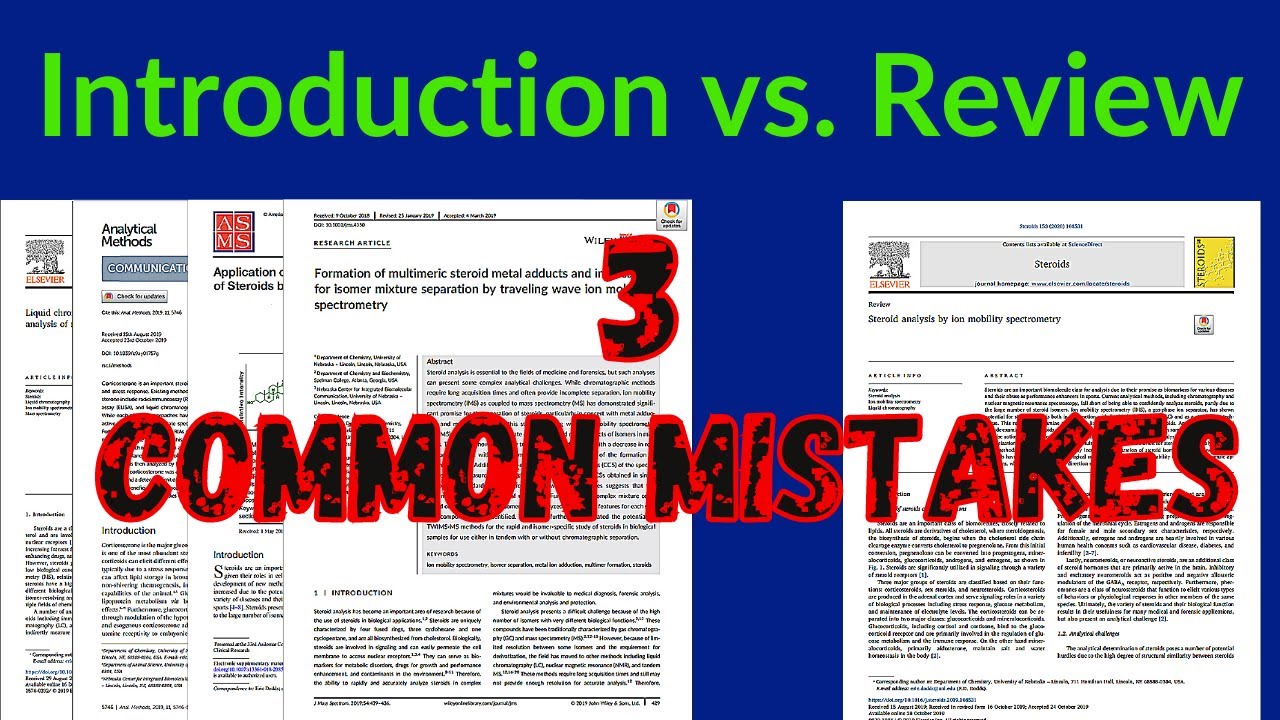 introduction and literature review difference