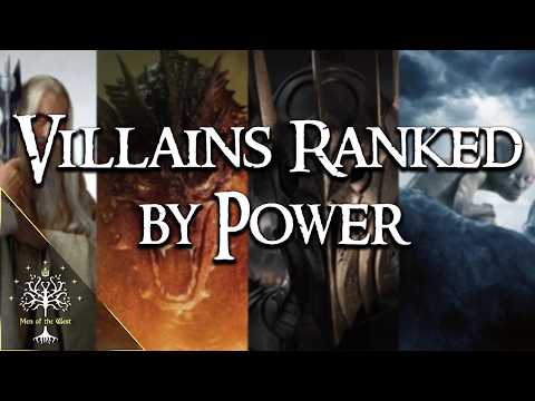 Ranking Tolkien Villains By Power (using Lore) - Tier List