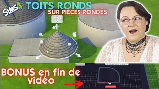 Tips Toits ronds sur pièces rondes ❗ 🏡 | #37 Tutos Sims 4 ✨