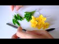 DIY Hoa mai đất sét không dùng khuôn cắt  make apricot blossom clay easy