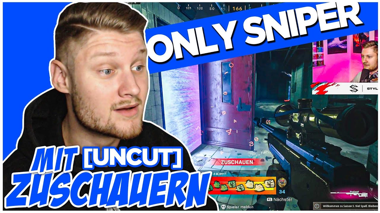Zuschauer RÄCHT SICH! | SNIPER ONLY [UNCUT] Runde