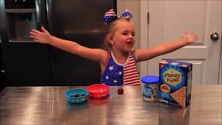 Kyndal in the Kitchen - American Flag Graham Crackers Graham Cracker Flags